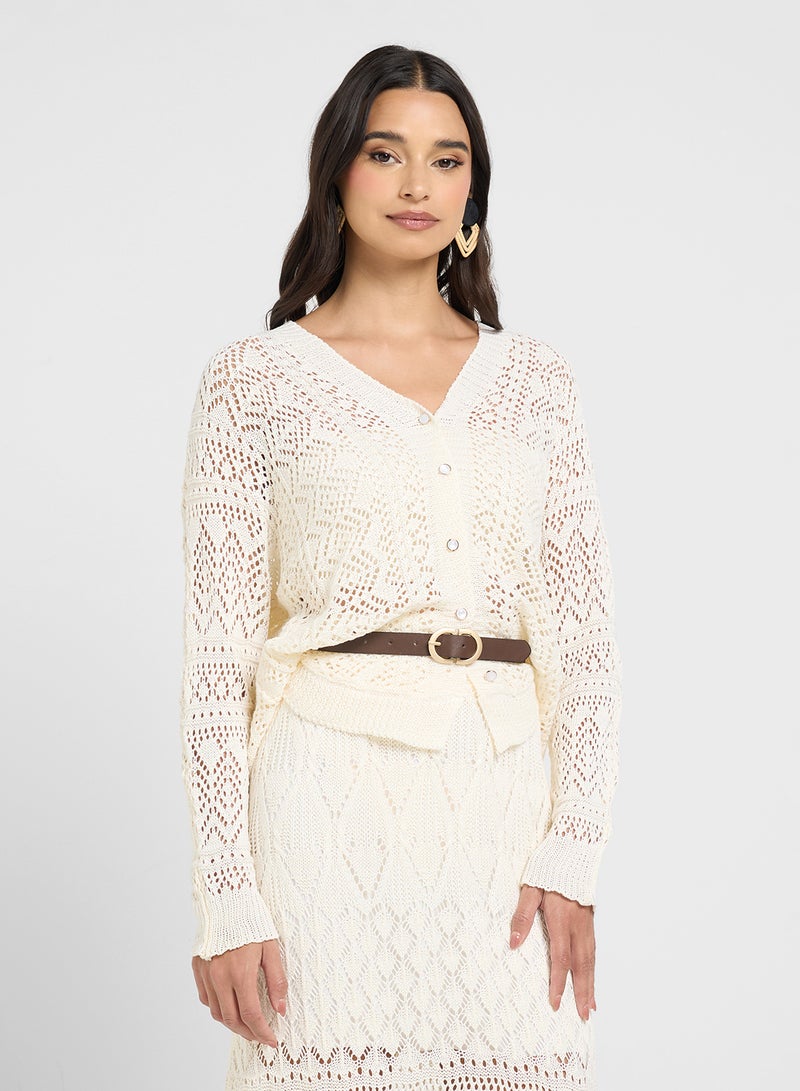 ELLA Crochet Top & Skirt Set  - Image 3
