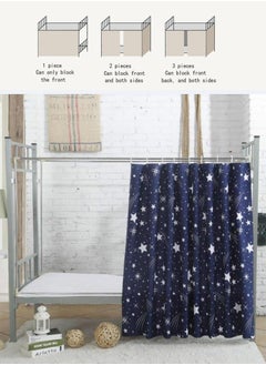 Bunk Bed Curtain Single Sleeper Canopy Blackout Cloth Shading Bedding Junior Students College Home Drapery 1pc