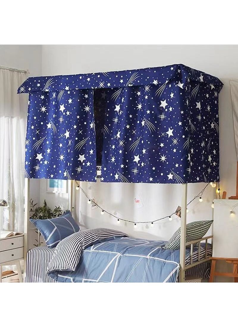 FASHION HOME - Bunk Bed Curtain Single Sleeper Canopy Blackout Cloth Shading Bedding Junior Students College Home Drapery 1pc - Image 1