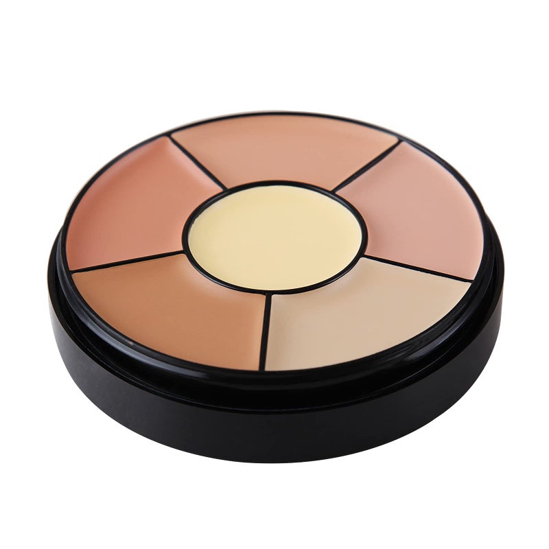 MEICOLY 6 Shades High Coverage Concealer,Tattoo Cover Palette,Bruise Kit Cover Up Makeup, Age Spots, Vitiligo, Birthmarks,with 8 pcs White Makeup Sponges - Image 3