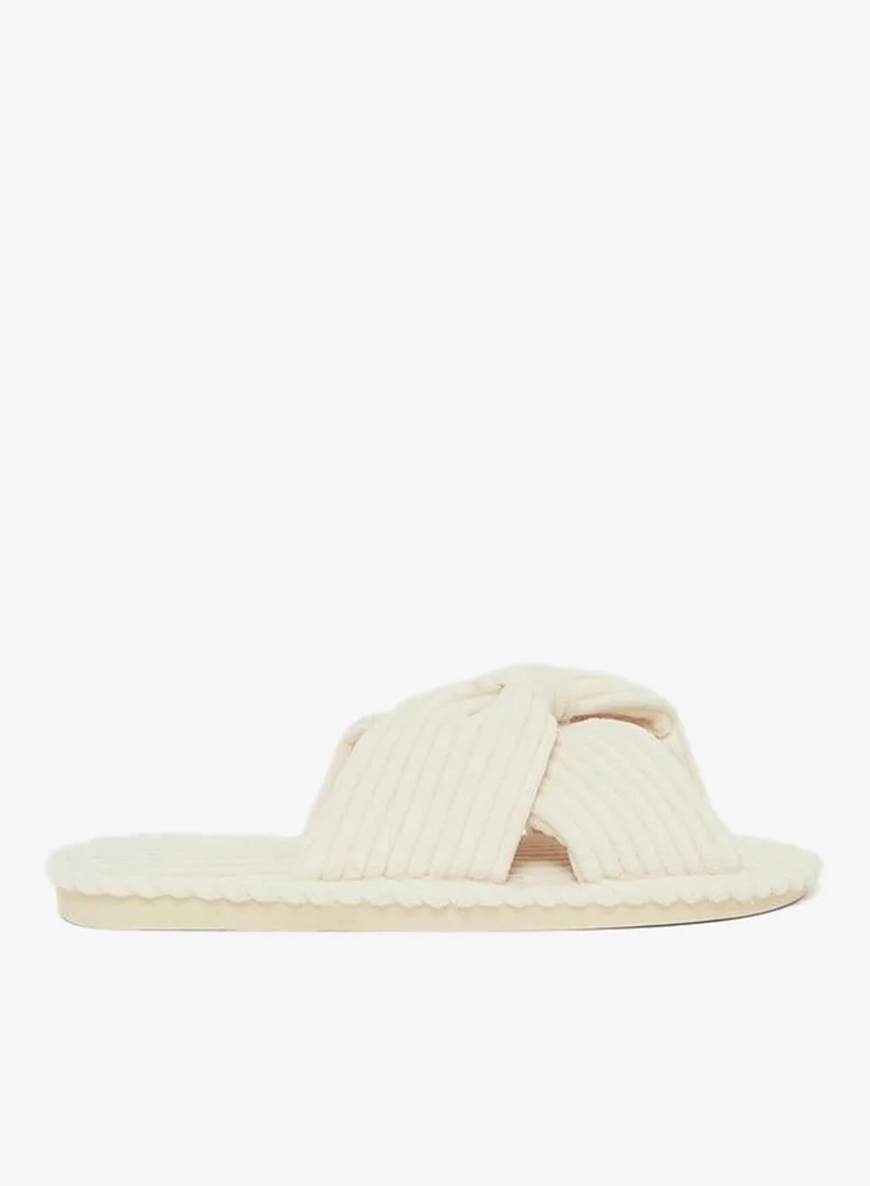 Bow Strap Bedroom Slippers
