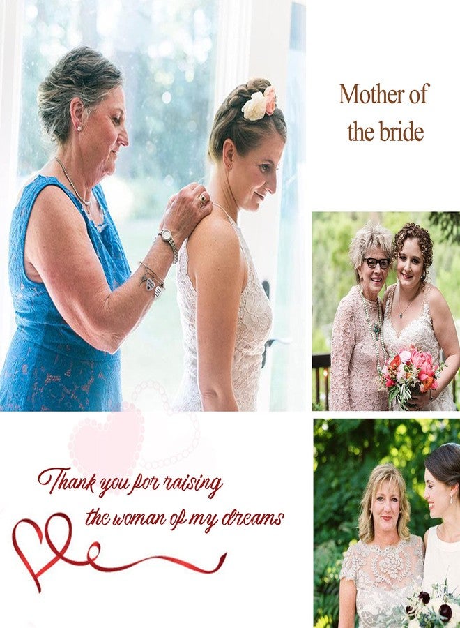 LParkin Mother of the Bride Bangle Bracelet Wedding Gift Jewelry Thank You For Raising The Woman Of My Dreams (Bangle) - Image 2