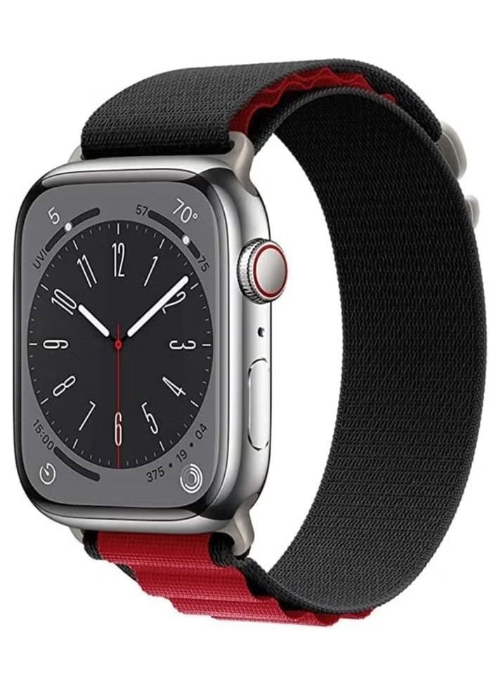IAF - Apple Watch Alpine Loop Band 49mm/45mm/44mm Nylon Woven Sport Strap Compatible with iWatch Series 8/Ultra/7/SE/6/5/4/3/2/1 - Image 1