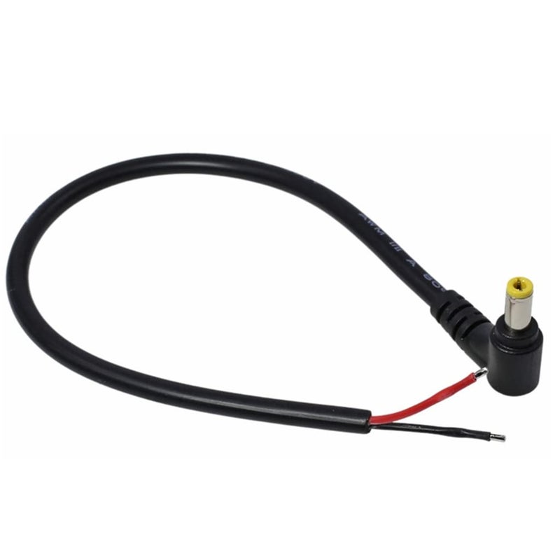 Power Pigtails Cable 5.5MM x 2.5MM Male Plug to Bare Wire Open End Power Wire Supply Repair Cable 18AWG Tinned - Image 2