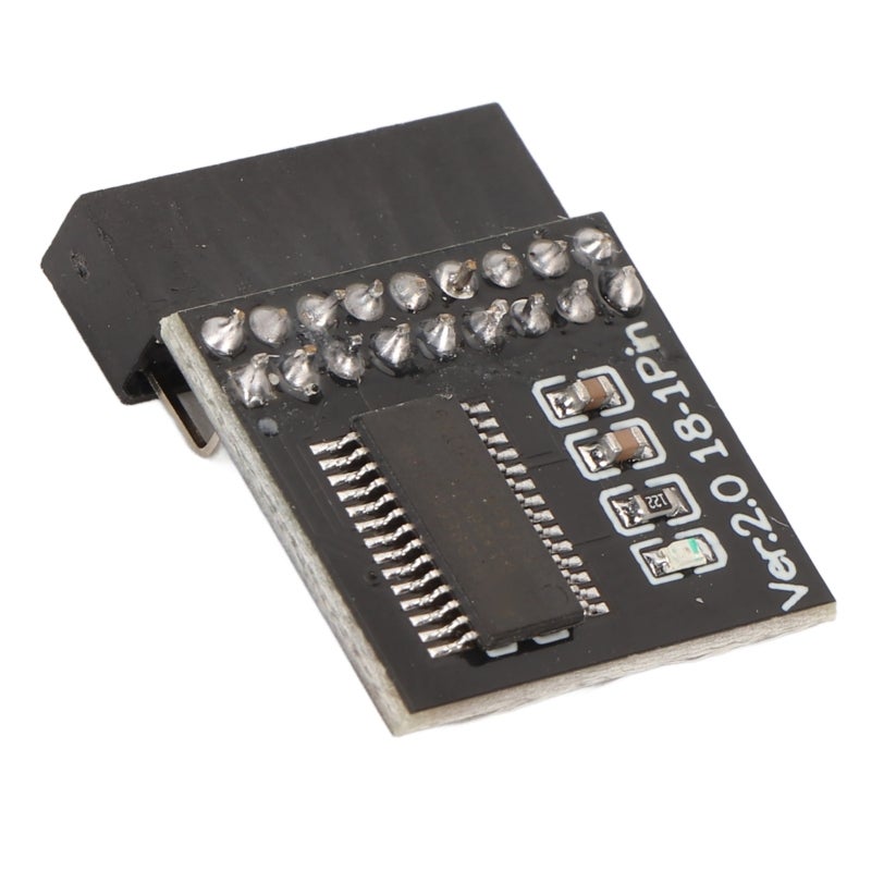 وحدة TPM 2.0 بتصميم 18 سن LPC - مصممة خصيصاً للوحات Asrock الأم - تخزين آمن لمفاتيح التشفير لنظام Windows 11 - Image 1