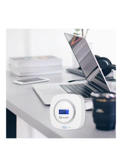 NIBEMINENT Carbon Monoxide Digital Tester White 11.5x4.5x10.8cm  - Image 2