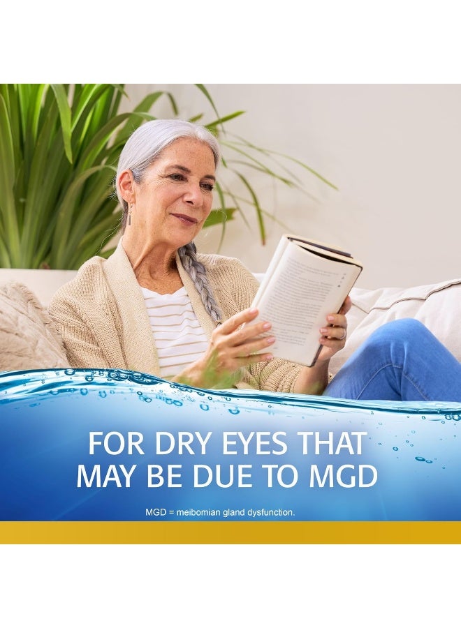 REFRESH قطرات العين المرطبة ريفريش أوبتيف ميغا-3، خالية من المواد الحافظة، 0.01 أونصة سائلة حاويات للاستخدام الفردي، 30 عدد - Image 5