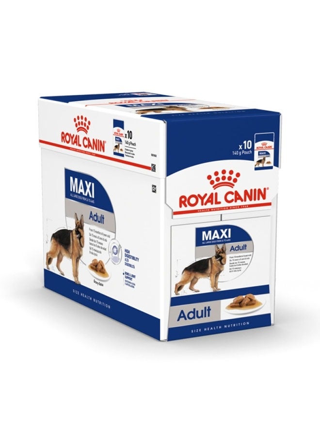 ROYAL CANIN Size Health Nutrition Maxi Adult Wet Food Pouches - Image 2