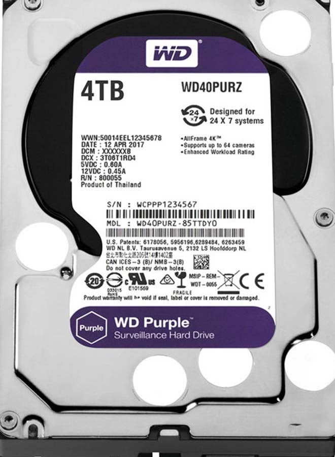 دبليو دي محرك أقراص صلبة سيرفيلانس 4 TB - Image 2