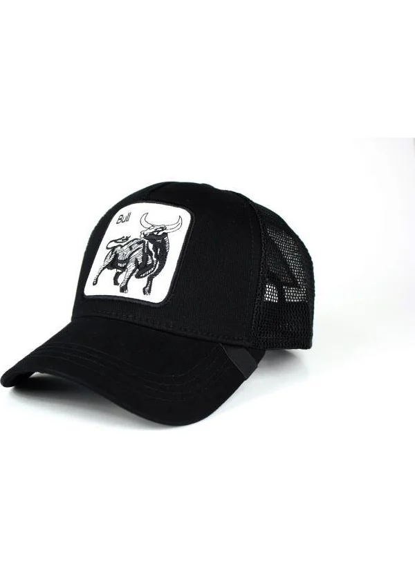 TEET Animal Farm Hat with Animal Figures Cap with Bull Bull Pictures