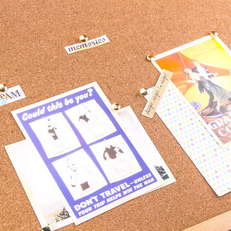 Yalis Thumb Tacks 500-count, 3/8-inch Rosegold Roundness Push Pins Office Tacks for Corkboard (Rose Gold) - Image 5