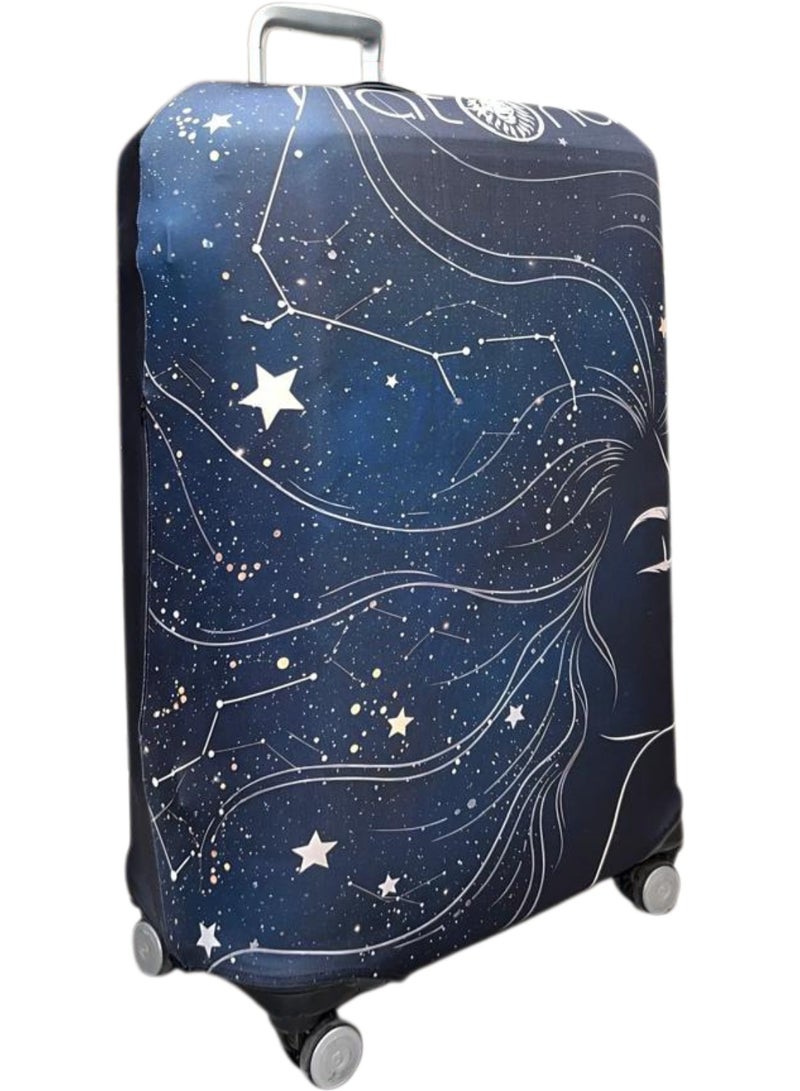 natOnat Travel Luggage Cover Protector - Suitcase Cover - Stretchy, Washable Spandex & Polyester - Protects Against Dirt & Scratches - Lunara Design - Fits 58-63 CM Height ( Medium ) - Image 3
