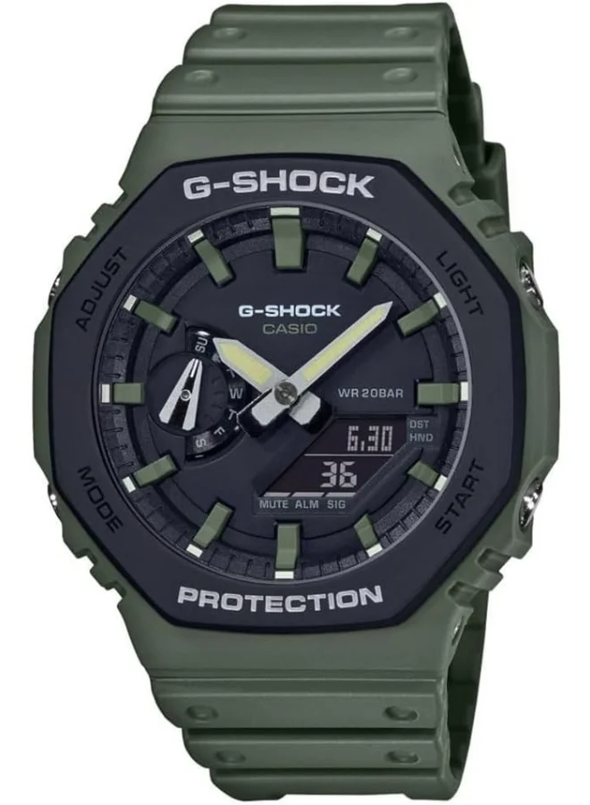 CASIO Casio G-Shock Carbon Core Guard Analog-Digital Black Dial Men's Watch - GA-2110SU-3ADR