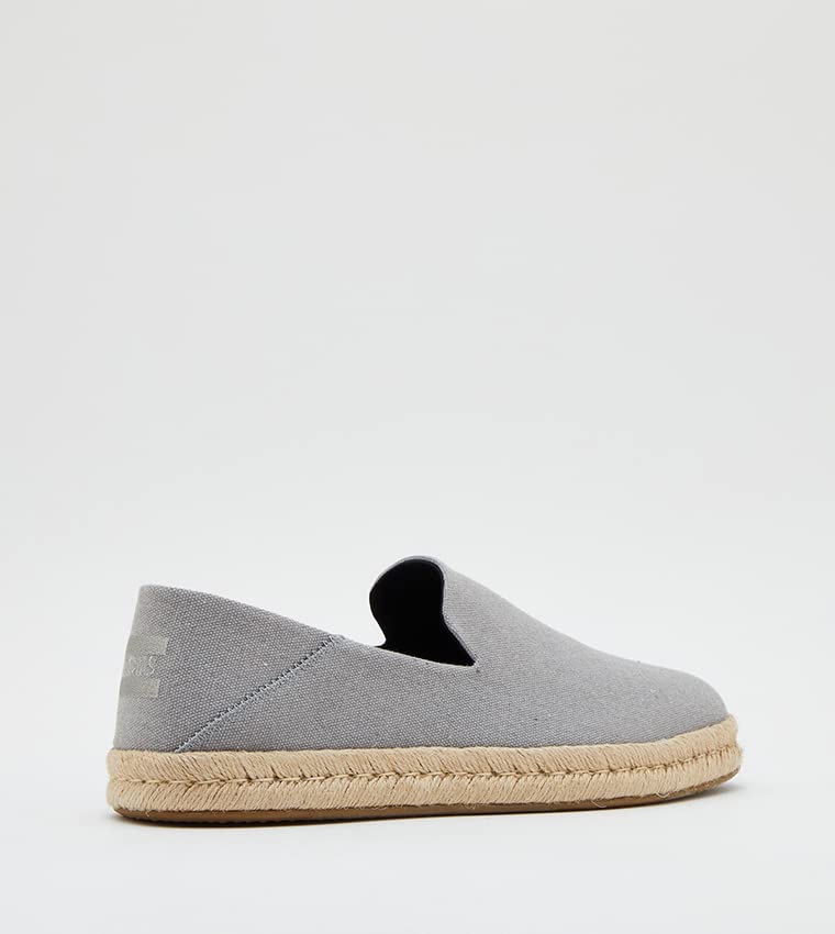 TOMS Men's Santiago Loafer Flat, Drizzle Grey, 13 - Image 3