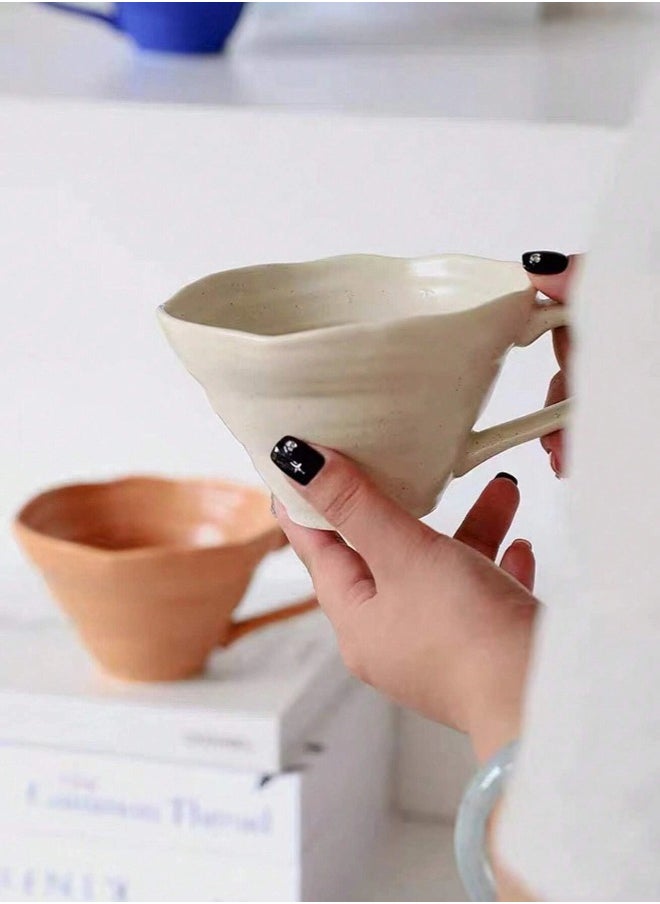 Ceramic Coffee Mug,Creative Large Coffee Cup with Handle,Irregular Tea Cup,Coffee Mugs for Latte, Espresso,Cappuccino,Hot chocolate,Milk,Water,Tea,Juice - pzsku/Z9AFA15E14865C70CB1B2Z/45/_/1728004191/1a0cd309-af2a-47ca-97dd-e8124db36f07