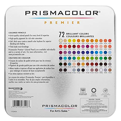 Prismacolor أقلام تلوين بريزماكولور بريميير ناعمة 72 عدداً مجاناً - Image 2