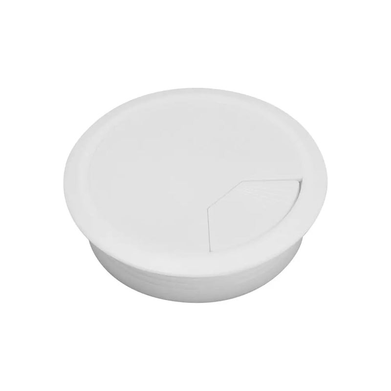 White Desk Grommet 60mm 20Pcs Cable Port Hole Cover Wire Outlet For Countertop - Image 2