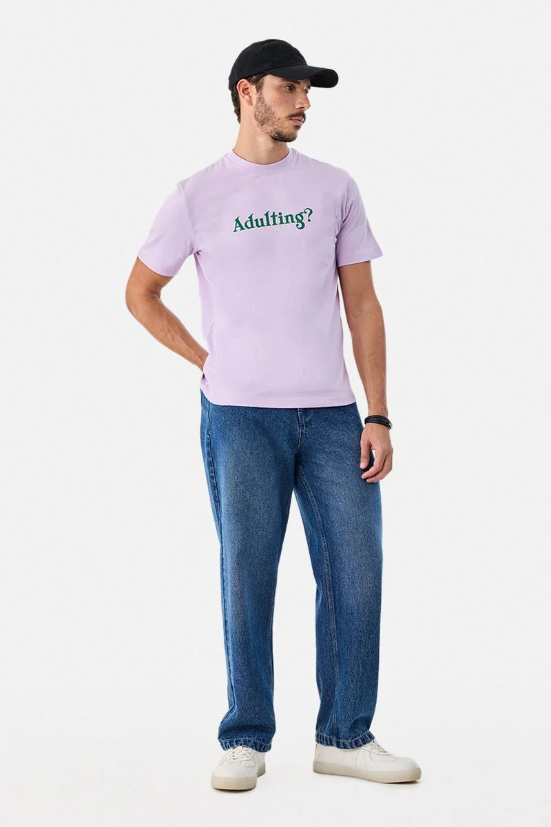 SNITCH 100% Cotton Regular Fit Graphic T-Shirt