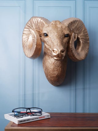 THE WHITE INK DECOR GoldToned Sheep Wall Sculpture Elegant Home and Hotel Wall Decor Gift for Living Room and Bedroom - pzsku/Z9AFA6DA15627FA3FAD18Z/45/1746618026/5ac09cff-07ca-4e7b-8072-e2717acccc57