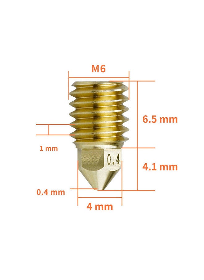 Generic Upgraded Hotend Kit with Plated Copper Heater Block Heatbreak High Temperature 300℃ with 2 Extra Nozzle and 1pc Silicone Cover Compatible with Bambu Lab X1 Carbom Combo P1P 3D Printer  - Image 3