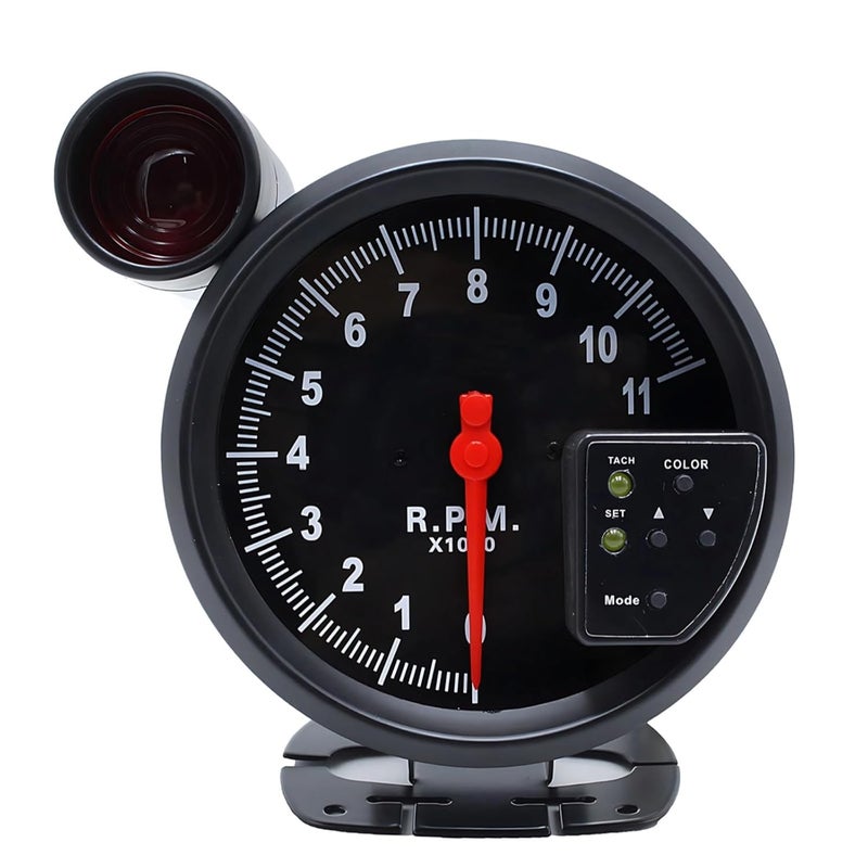 Fault optimized construction Car Tachometer 5 in (12.55 Cm) 7-Color Led Backlit Shift Light 12V Vehicles Easy Install Aluminum Housing Elegant upgraded practical design Sufficient order stock Flexible usage build Globally spread simple design Diverse purchase options Stable local goods source Polished safe edge Global trendy simple build Gulf market standard build Easy handling optimized design Standard fit Wear resistant Reliable durability Integrated local logistics KSA market compliant quality Updated modern design Stain resistant Simple multi-feature practical build Gulf approved global quality Easy hand assemble compatible Gulf market trial optimized design Budget friendly trendy design Market mainstream color picks Wide range usage design - Image 1