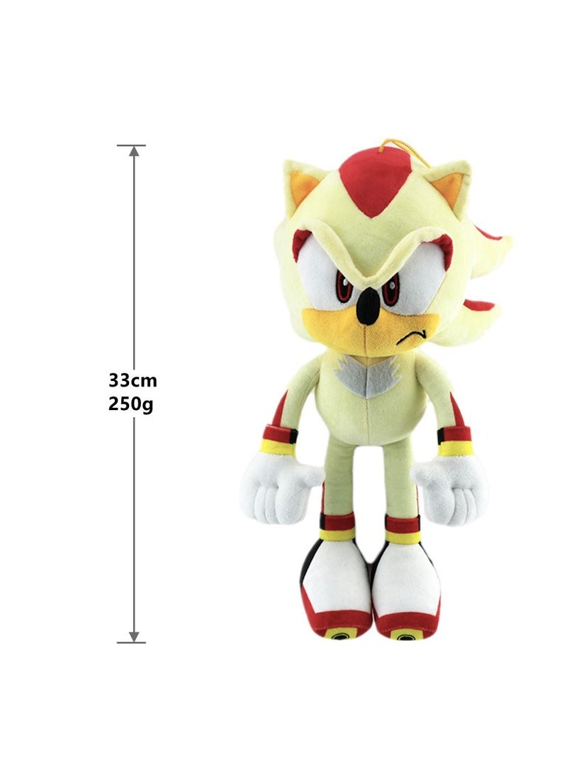 2Pcs Sonic Plush - Sonic 2 Plush Toys - Figures Animals from The 2 The Movie Plush - Knuckles, Shadow, Tails Plush Doll Toys - Sonic  Tails  Knuckles - Image 3