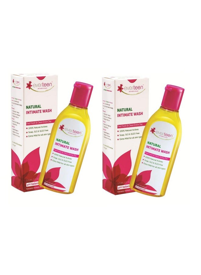 everteen Feminine Intimate Wash - 2 Packs (105 Ml Each)  - Image 1
