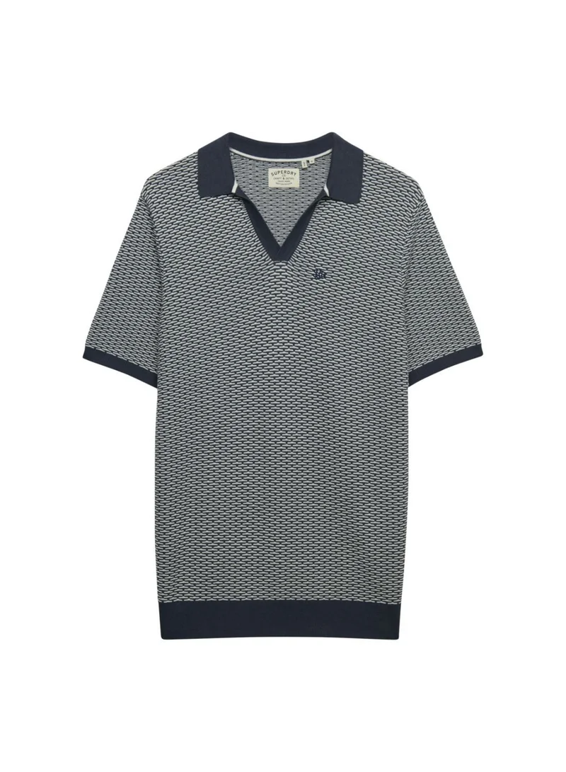 Superdry  Johnny Collar Knitted Polo Shirt for Men | Best Price UAE