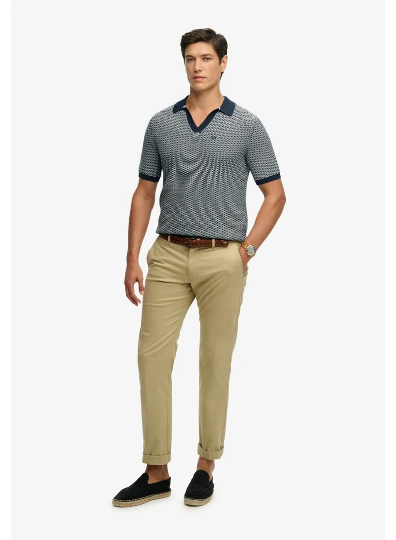 Superdry  Johnny Collar Knitted Polo Shirt for Men | Best Price UAE
