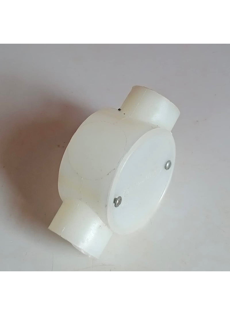 Generic Electrical Junction Box 2 Way 1 Height 35mm White 6 Pcs  - Image 4