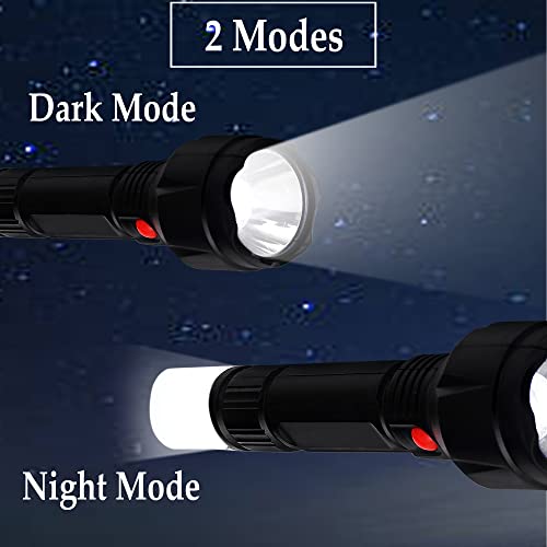 Care4 Care 4 HI Voltage Bright LED Flashlight Torch for Outdoor/Home/Travel Torch (Black : Re chargea ble) - Image 3