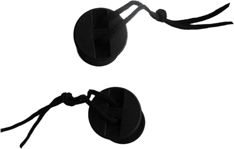 كلاراكو قطعتان لتثبيت حبل الأمان مع سلك لألواح التزلج على الماء وألواح التجديف - أسود - Image 4