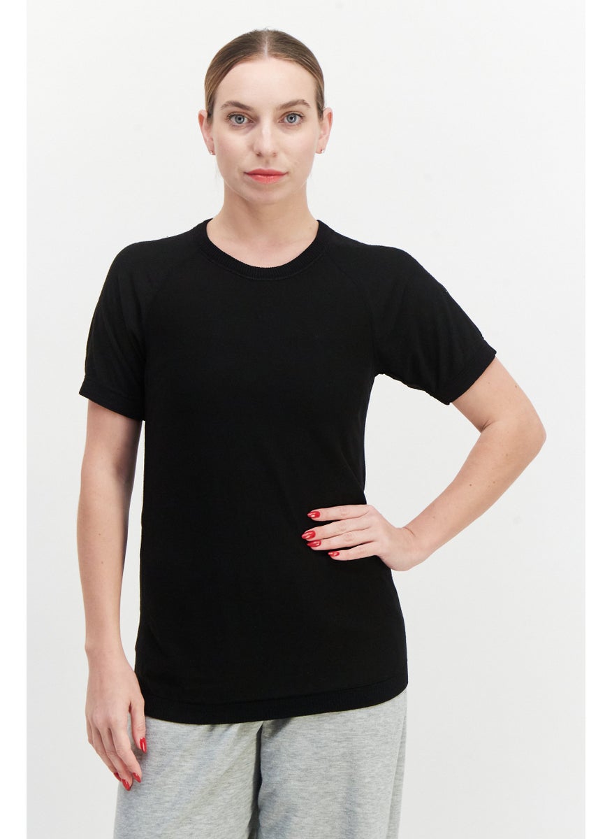 Women Sportswear Fit Outdoor T-Shirt, Black - pzsku/Z9AFABFA7F2E8126C6658Z/45/_/1724351200/db05229d-18d4-4934-9d41-74f34b2a88e8