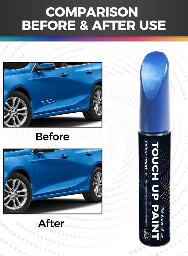 UBOG Touch Up Paint Pen,Touch Up Paint for Cars,Car Accessories Car Touch Up Paint, Automotive Paint Pen Scratch Repair,Car Remover Scratch Paint Pen,Car Paint Pen for Erase Car Scratches (Blue) - Image 2
