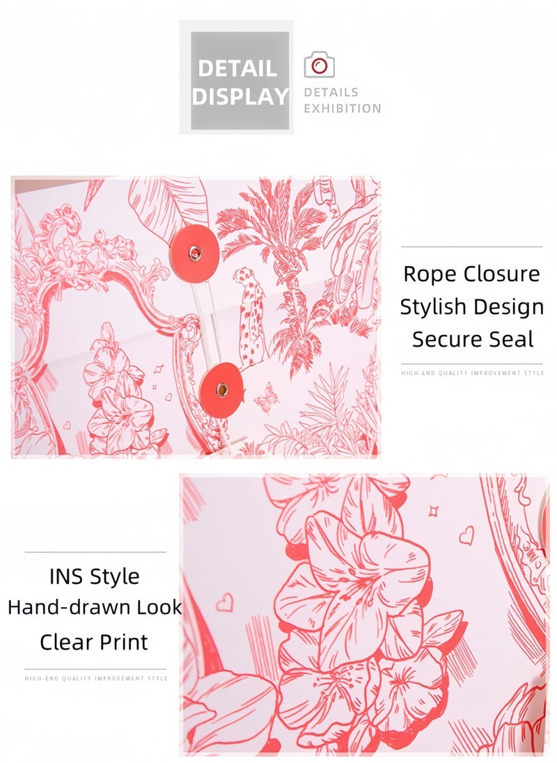 Harse Pink Porcelain-Inspired Gift Bag, Chinese Style Birthday Bag, Creative Holiday Packaging, Sealable Festival Gift Bag  - Image 3