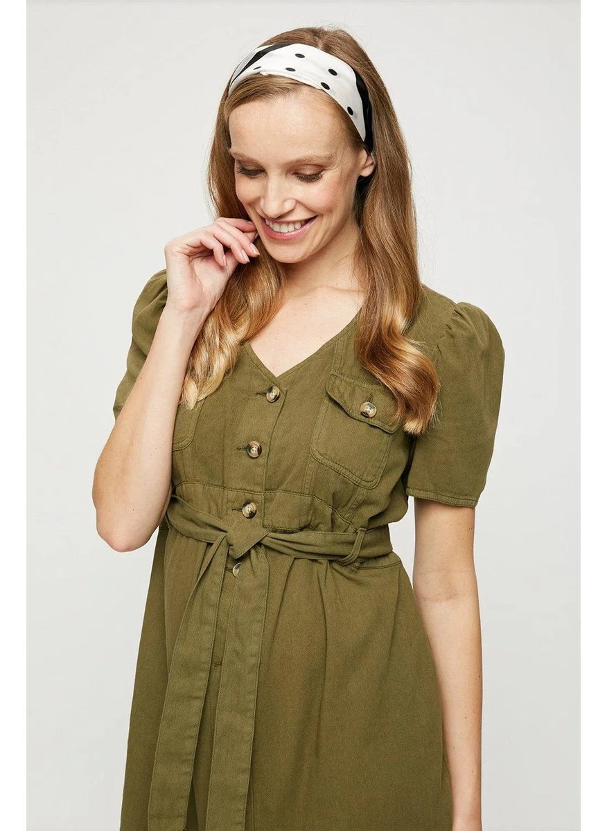 DOROTHY PERKINS - V-Neck Shirt Dress - Image 1