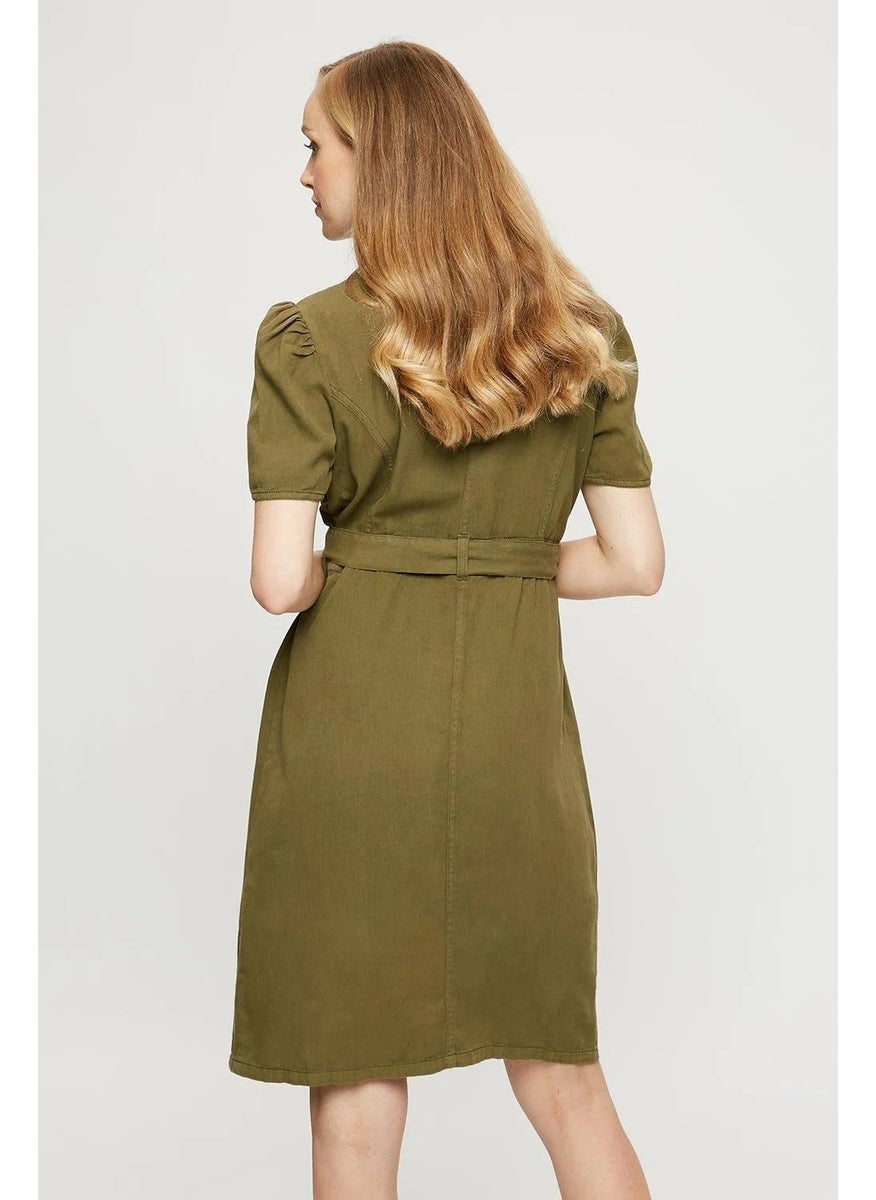DOROTHY PERKINS - V-Neck Shirt Dress - Image 1