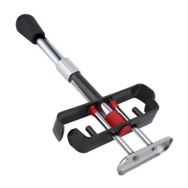 Car Anti-Theft Lock: Black High-Quality Steel Adjustable Retractable Design - Pure Copper Lock Core With 3 Keys for Most Sedans SUVs and Vehicle Models - Image 3