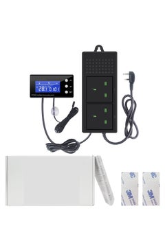Excefore Digital Dimming Thermostat, Reptile Thermostat Controlled Outlet, PID Thermostat Plug, for Heat Lamp Terrarium, Aquarium with Waterproof Sensor Probe  - Image 2
