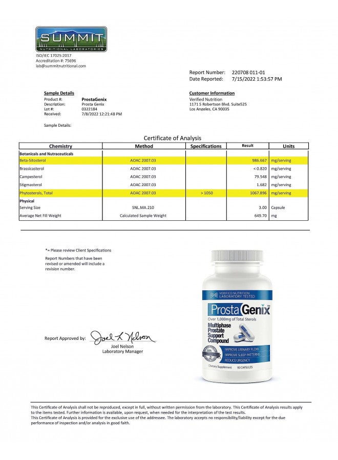 ProstaGenix ProstaGenix Multiphase Prostate Supplement-Featured on Larry King Investigative TV Show - Over 1 Million Sold -End Nighttime Bathroom Trips, Urgency, & More. 90 Capsules - Image 5