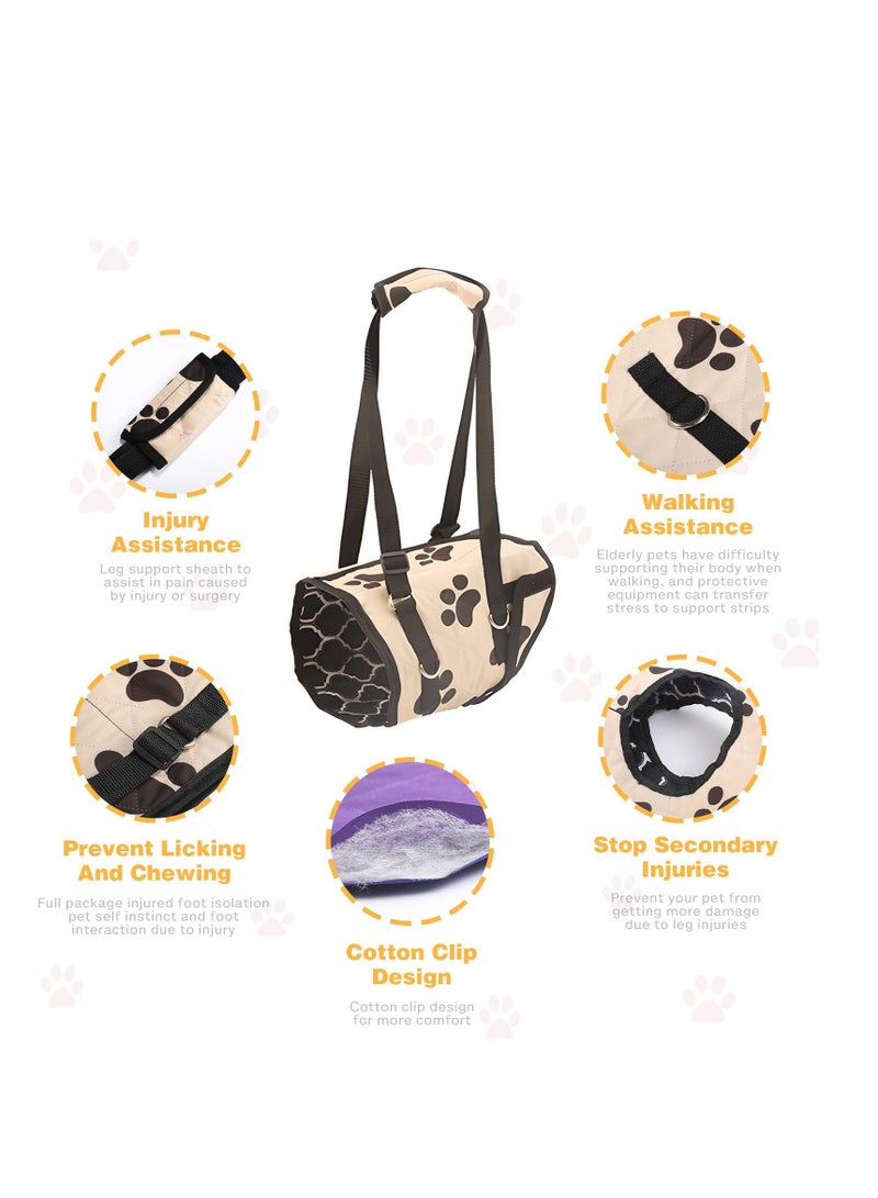 Zikra Adjustable Dog Lift Harness for Rear Leg Support, Rehab Sling for Weak, Elderly, or Arthritic Dogs - Durable Nylon-Wrapped Sponge for Comfort and Stability. - Image 2