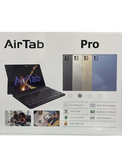 AirTab Pro Tablet with Arabic Keyboard, Android 13 10.1" FHD Screen 16GB RAM 1TB ROM - with Powerful 10,000mAh Battery Titanium  - Image 3