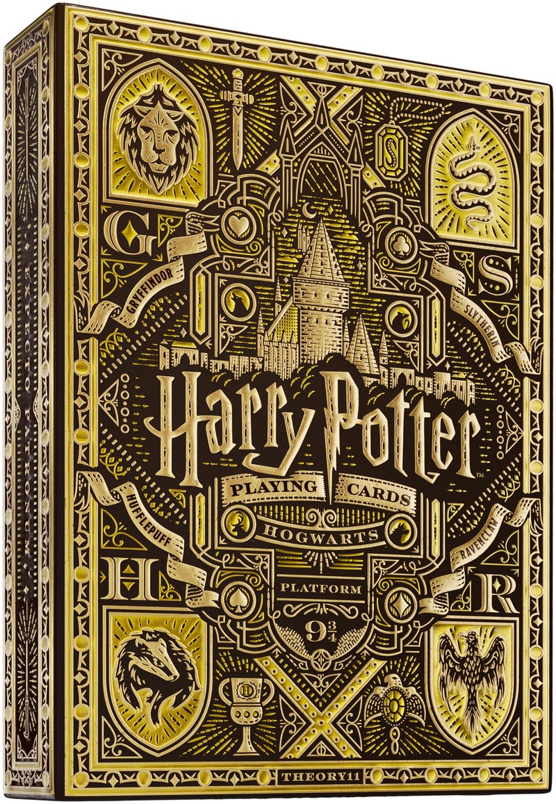 theory11 Harry Potter Playing Cards Yellow Hufflepuff - Image 2
