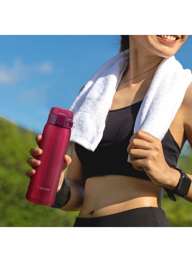 زوجيروشي زجاجة زوچيروشي ستانلس ستيل معزولة بالفاكيوم - ترمس ساخن وبارد، مانعة للتسرب، متينة، محمولة للسفر - Image 2