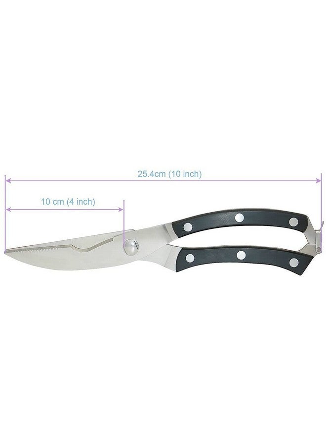 Baskety Baskety Kitchen Shears, Premium Heavy Duty Shears Ultra Sharp Stainless Steel Multi-function Kitchen Scissors for Chicken/Poultry/Fish/Meat/Vegetables/Herbs/BBQ  - Image 2