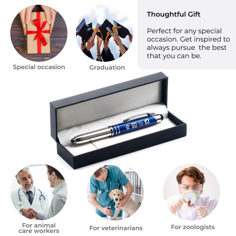 Inkstone Veterinary Engraved Pen Light with Stylus Tip Vet Tech Gifts - Image 3