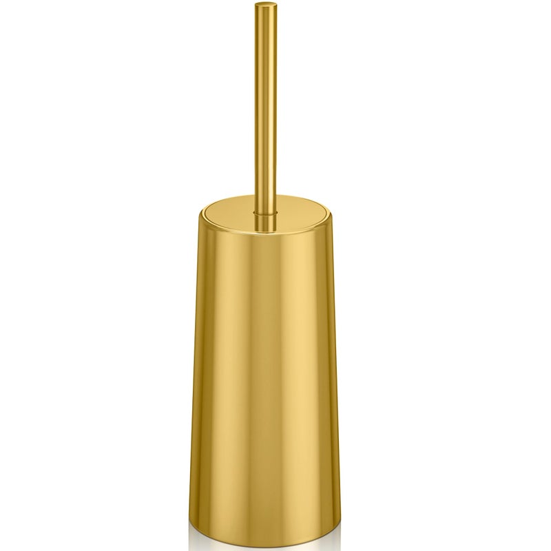 Toilet Brush and Holder Toilet Brush Stainless Steel Toilet Bowl Brush for Bathroom ToiletErgonomic ElegantDurable Gold