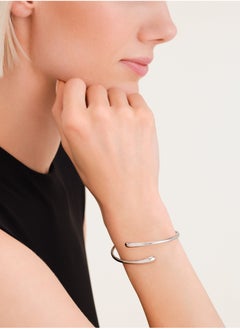RoseField Rosefield Contrarié Cuff Bangle Silver - JBCBS-J1048  - Image 2