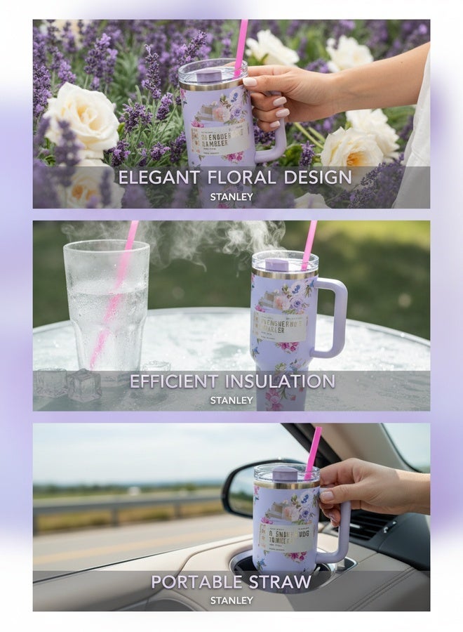 Stanley 40oz Quencher H20 Flowstate Stainless Steel Vacuum Insulated Tumbler with Lid and Straw for Water, Iced Tea or Coffee, Smoothie and More - Image 3