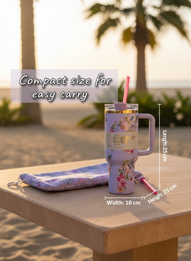Stanley 40oz Quencher H20 Flowstate Stainless Steel Vacuum Insulated Tumbler with Lid and Straw for Water, Iced Tea or Coffee, Smoothie and More - Image 5